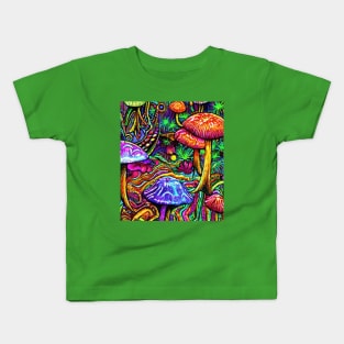 Mushrooms 1 Kids T-Shirt